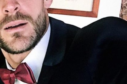 Javier Burrai y su padre Óscar quien lo entrenaba desde los seis años.