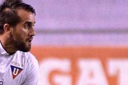 Lucas Villarruel, volante de Liga de Quito.