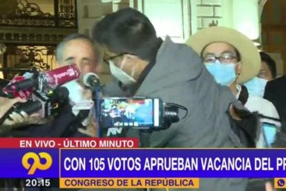 El momento quedó grabado por los medios.