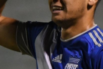 Facundo Barceló se mandó cuatro goles ante Liga de Portoviejo.