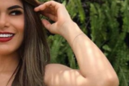 Fabiana en traje de baño. La joven sueña en grande.