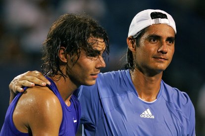 Rafael Nadal y Nicolás Lapentti se enfrentaron por última vez en el Masters de Cincinatti de 2008.