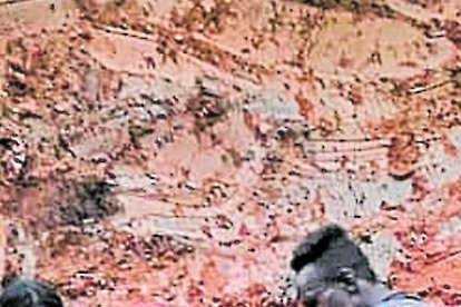 Este es el momento en que hallaron el cadáver del chico.