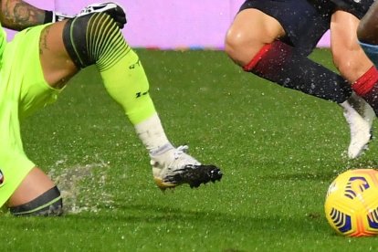 El delantero ecuatoriano Felipe Caicedo entró al cambio en la victoria de Lazio.