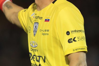 Jorge Pinos es el arquero titular del Independiente del Valle, club con el que ganó la Sudamericana.
