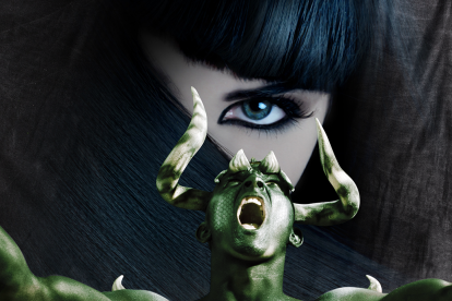 Así lucía la creatura.