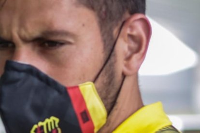 Bruno Piñatares en su viaje a Quito para enfrentar a Aucas.