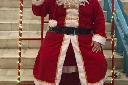 El Papá Noel del centro comercial Albán Borja.