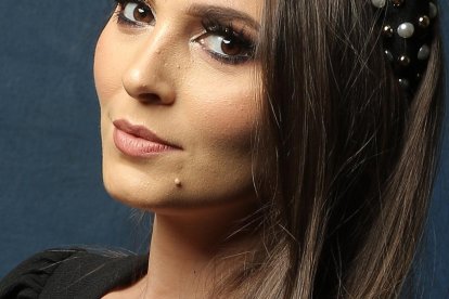 Romina tiene cinco meses de embarazo de su primer hija