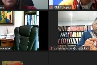 La mujer sonreía cuando la Fiscalía se refirió a su personalidad luego de las pericias psicológicas.