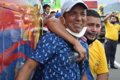 En Quevedo muchos transportistas se lamentaron por la partida del dirigente.