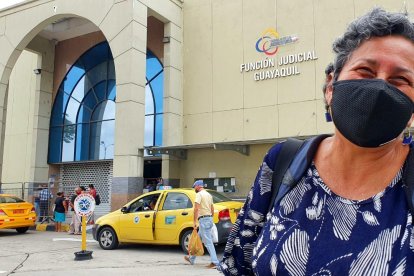 Patricia Bermúdez madre y abuela de las víctimas.