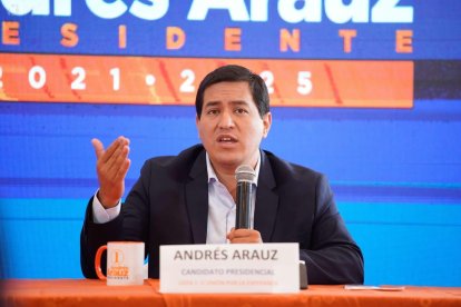 Arauz prefiere esperar al 100 % del escrutinio de los votos para ver con quién participará en la segunda vuelta.