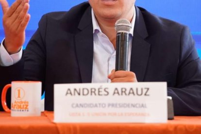 Arauz prefiere esperar al 100 % del escrutinio de los votos para ver con quién participará en la segunda vuelta.