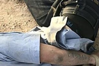 En esas condiciones fue hallado el supuesto secuestrado.