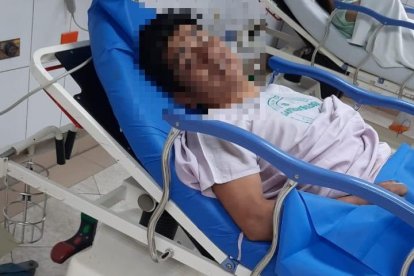 El hombre, de 35 años, se encuentra en condición estable en el hospital.