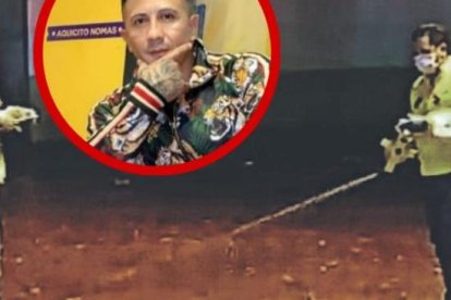 Jacinto Mozquera trató de huir en su camioneta, pero cayó con esta dentro de una zanja llena de agua.