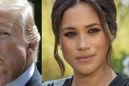 Trump anuncia que si Meghan pretender ser candidata presidencial, él también contenderá.
