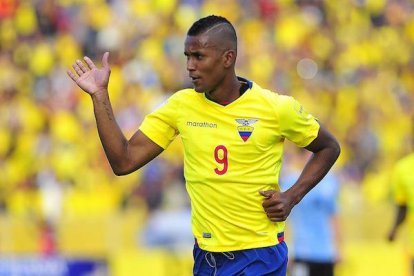 Fidel Martínez vistió en el 2017 la camiseta de Ecuador.