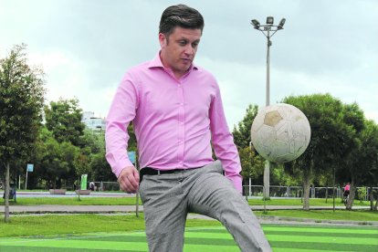 Desde niño, Robin Novoa ya se sentía atraído por el fútbol.
