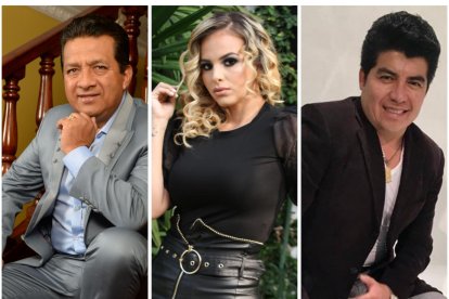 Máximo Escaleras, Fabiola Véliz y Gerardo Morán.