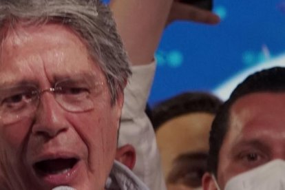 Guillermo Lasso agradeció a su familia y su equipo por su apoyo en las elecciones generales 2021.