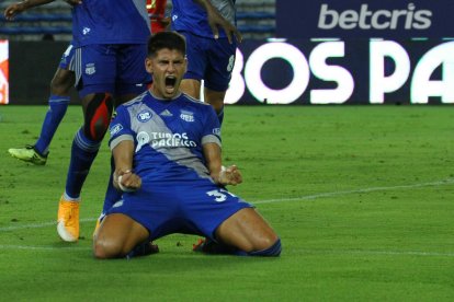 Facundo Barceló lleva seis goles con Emelec, en la temporada 2021.