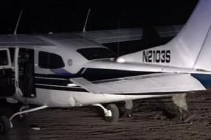 Las avionetas finalmente aterrizaron en el cantón Milagro.