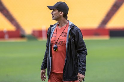 Fabián Bustos va a su segundo partido de Libertadores del 2021.