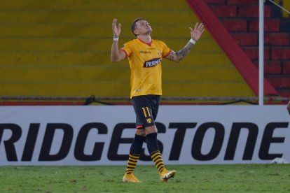 Carlos Garcés, tres goles claves en tres victorias seguidas en Copa Libertadores.