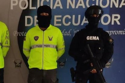 Los 139 paquetes estaban dentro de tres sacos de yute.