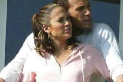 La parejita, cuando eran novios, allá por el 2003.