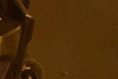 La motocicleta en la cual se movilizaba la víctima.