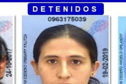 Los sospechosos fueron puestos a órdenes de las autoridades. Entre ellos hay dos mujeres.