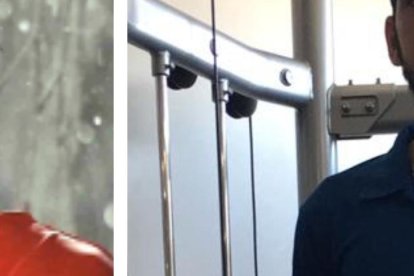 Javier Burrai le regaló sus guantes a un joven que necesita una prótesis.