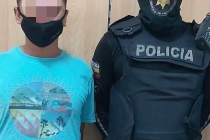 El detenido registra antecedentes penales por robo en el año 2015.