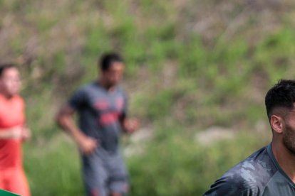 Bruno Piñatares y Emmanuel Martínez jugadores de Barcelona.