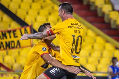 Toda la alegría de Damián Díaz y sus goles en Libertadores,