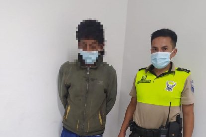 El detenido no registra antecedentes penales.