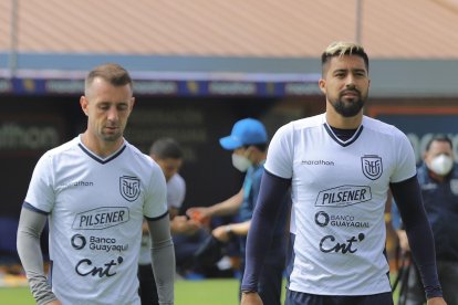 Dimían Díaz y Christian Noboa, la experiencia en la Tri.