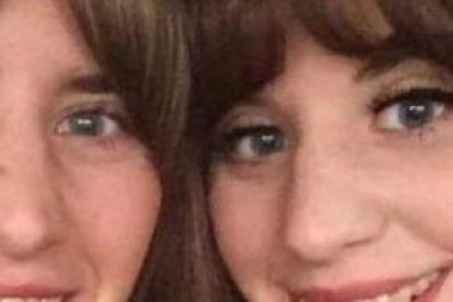 Las hermanas que fueron atacadas por el gran reptil en México.