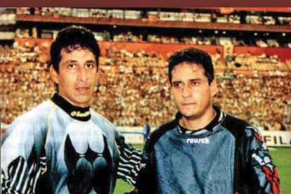José y Álex Cevallos estuvieron en el arco de la Tri en la Copa América de Bolivia 1997.