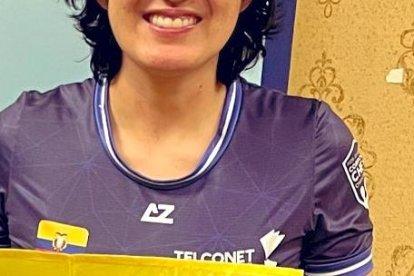 Carla Heredia, campeona en Las Vegas.