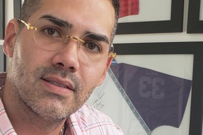 Omar Quintana, por ahora es empresario de jugadores, pero se ve como directivo azul en el futuro.