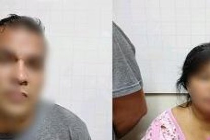 Evidencias incautadas a la pareja detenida en el Guasmo