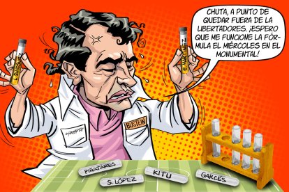 Fabián Bustos DT de Barcelona, se juega todo en Copa Libertadores.