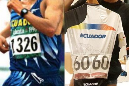 El 1326 de Jefferson Pérez y el 6060 de Richard Carapaz 25 años después.