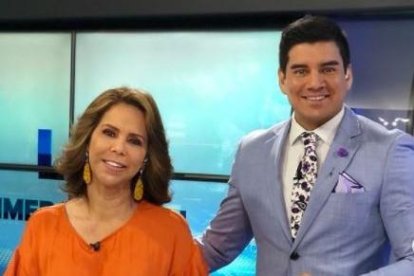 Luisa Delgadillo compartió una foto con su compañero Isaac Delgado.