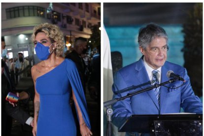 El presidente Guillermo Lasso sacó 10 en moda. La alcaldesa Cynthia Viteri le 'pegó' al 9.
