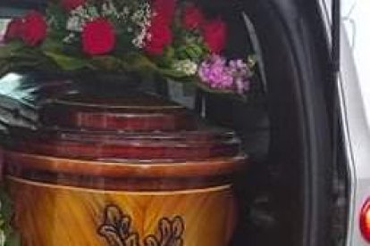 Los restos de Vilma Mendoza fueron sepultados en Bucay, su tierra natal.